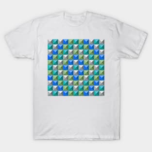 3D Pyramid Pattern 4 T-Shirt